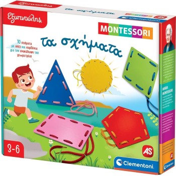 Clementoni Smart Educational Game Montessori The Shapes For 3+ Years 1024-63239 8005125632398