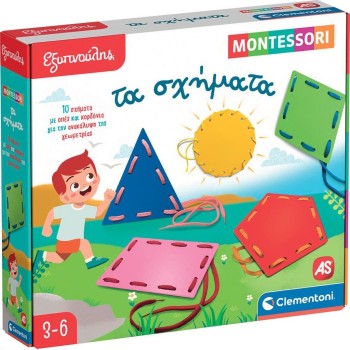 Clementoni Εξυπνούλης Εκπαιδευτικό Παιχνίδι Montessori Τα Σχήματα Για 3+ Χρονών 1024-63239 8005125632398