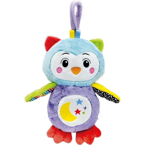 Clementoni Fluffy Owl Sleeping Owl With Light For 0+ Months 1000-17801 8005125178018