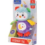 Clementoni Fluffy Owl Sleeping Owl With Light For 0+ Months 1000-17801 8005125178018