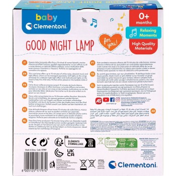 Clementoni Βρεφικό Φωτάκι Νυκτός Για 0+ Μηνών 1000-17797 8005125177974