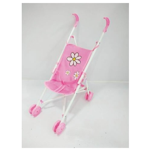 Toys-shop Choice Καροτσάκι Κούκλας Μπαστούνι Ροζ JH013962 6990416139620