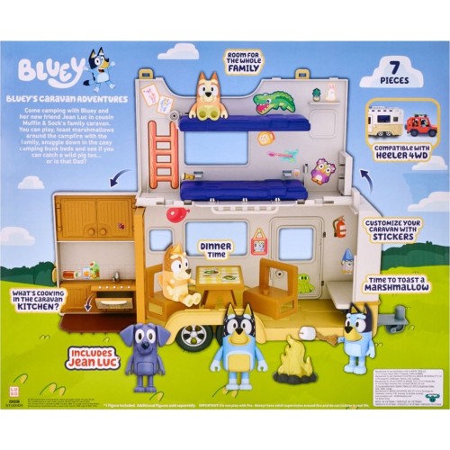 Giochi Preziosi Bluey S5 Σετ Παιχνιδιού Τροχόσπιτο Και Φιγούρα BLY50000 8056379158028