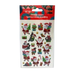GIM Χριστουγεννιάτικα Αυτοκόλλητα Sticker Pvc Xmas - 1Τμχ 770-91125 5204549158351