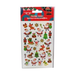GIM Χριστουγεννιάτικα Αυτοκόλλητα Sticker Epoxy Xmas - 1Τμχ 770-91172 5204549158382