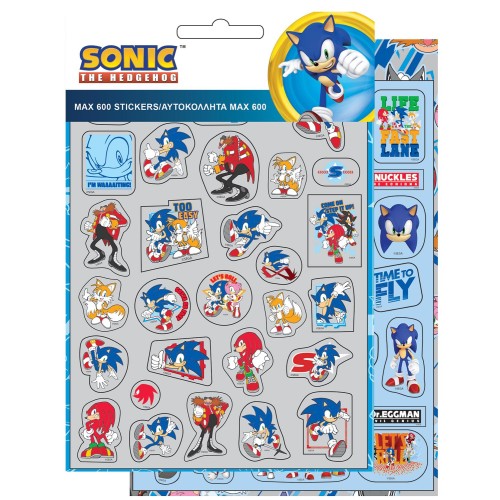 GIM Stickers Max 600 Sonic 775-40179 5204549154520