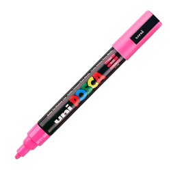 Uni-ball Mitsubishi Pencil Μαρκαδόρος Posca Ροζ PC-5M-PINK 4902778916179