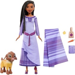 Mattel Disney Wish Asha Of Rosas Adventure Pack, Συλλεκτική Κούκλα Μόδας Και Φίλος HPX25 194735169887