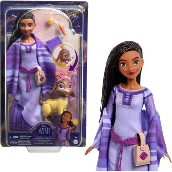 Mattel Disney Wish Asha Of Rosas Adventure Pack, Collectible Fashion Doll, Poseabl HPX25 194735169887