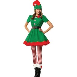 Fun Fashion Christmas Outfit Elf One Size 91100 5204745911002