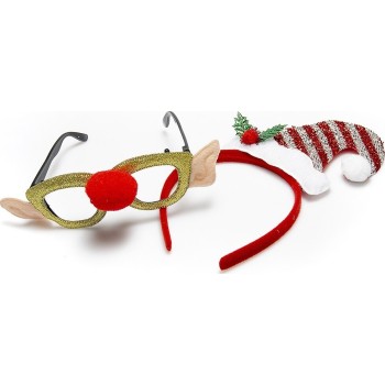 Christakopoulos Christmas Tree With Glasses 3x 23cm 5812 5212007588893