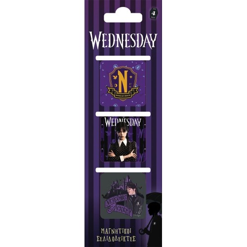 Χάρτινη Πόλη Magnetic Bookmarks - Wednesday 4 HB.MBM.00098 5206021122829