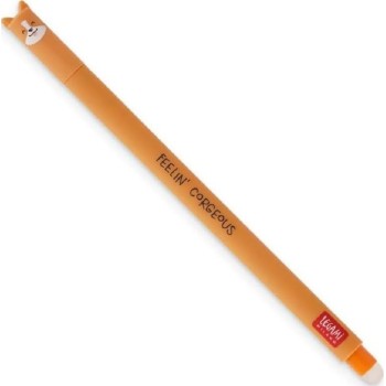 Legami Black Erasable Gel Pen Στυλό - Corgi 0,7 Mm Διάμετρος Μύτης, 15 Cm EP0020 8052694002664