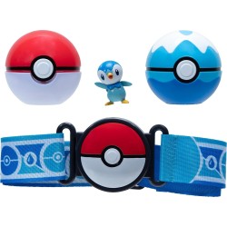 Jazwares Pokemon Clip N Go Poke Ball Belt Set Poke Ball And Dive Ball Και Piplup Με Ζώνη JW095283 191726483120