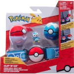 Jazwares Pokemon Clip N Go Poke Ball Belt Set Poke Ball And Dive Ball Και Piplup Με Ζώνη JW095283 191726483120