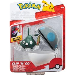 Jazwares Pokemon PKW - Clip N Go Trubbish And Heavy Ball W15 JW095057 191726482932