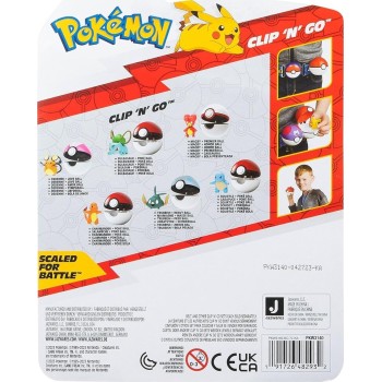 Jazwares Pokemon - Poke Ball Clip N Go Με Φιγούρα Trubbish Και Heavy 5 Εκ. JW095057 191726482932