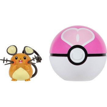 Jazwares Pokemon PKW - Clip N Go dedenne and Love Ball W15 JW095057 191726482918