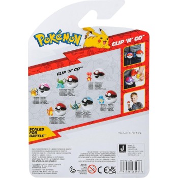 Jazwares Pokemon PKW - Clip N Go dedenne and Love Ball W15 JW095057 191726482918