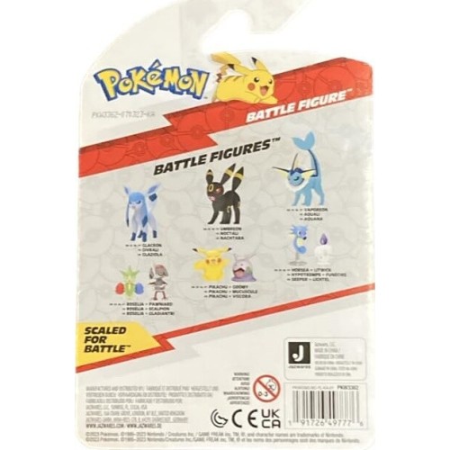 Jazwares Pokemon Battle Figure Glaceon JW095007-W20 191726497776