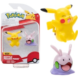 Jazwares Pokemon 2 Φιγούρες Μάχης 5Εκ. Goomy And Pikachu JW095007 191726480860