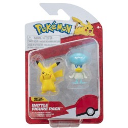 Jazwares Pokemon Pkw3357battle Figure Set Generation IX Quaxly And Pikachu JW003355 191726497462
