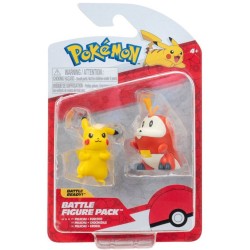 Jazwares Pokemon 2 Φιγούρες Μάχης 5Εκ. Generation IX  Fuecoco And Pikachu 2 JW003355 191726497455
