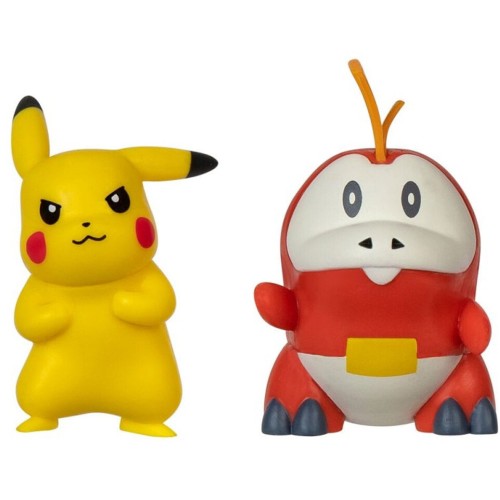 Jazwares Pokemon - Battle Figure Generation IX 2 Pack Fuecoco And Pikachu 2 JW003355 191726497455