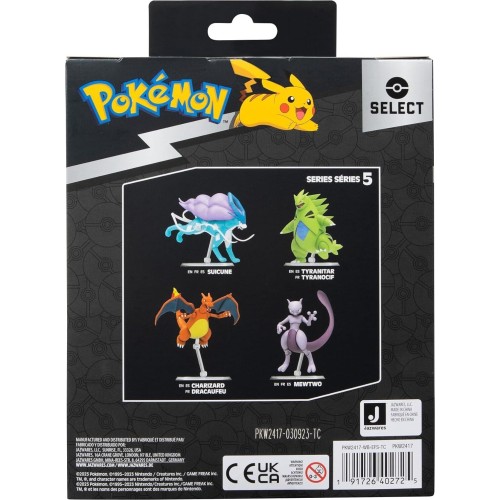 Jazwares Pokemon Pkw2417 Super-Articulated 6-Inch Mewtwo-Authentic Details Series,   JW002406 191726402725