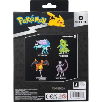 Jazwares Pokemon Pkw2417 Select Trainer Team Φιγούρα Μάχης 15Εκ. Mewtwo Με 15 Σημεία Άρθρωσης JW002406 191726402725