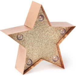 Legami Mini Decorative Light, 10X9.5 Cm, Stars Theme, Rear Hook For Hanging, On/Off Button, 3 Lr44 Batteries Included, For Ind L