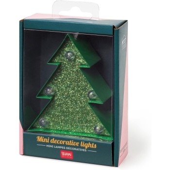 Legami Μίνι Διακοσμητικό Φωτιστικό, 8,3X10 Cm, Θέμα Xmas Tree, Πίσω Γάντζος Για Κρέμασμα LELI0038 8059174832308