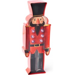 Legami Mini Decorative Light, 8X21 Cm, Nutcracker Theme, Rear Hook For Hanging, On/Off Button, 3 Lr44 Batteries Included, For  L