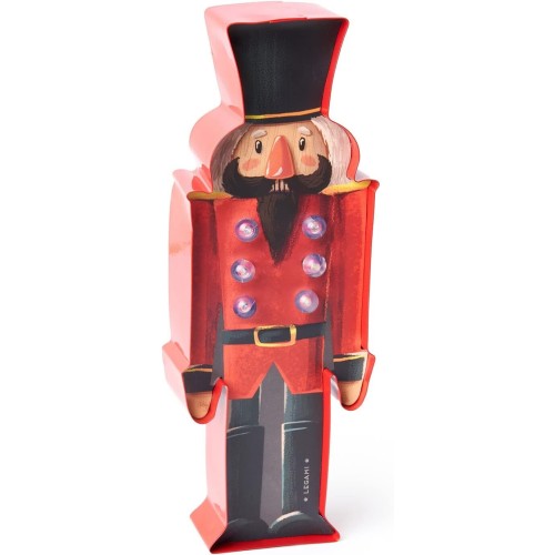 Legami Mini Decorative Light, 8X21 Cm, Nutcracker Theme, Rear Hook For Hanging, On/Off Button, 3 Lr44 Batteries Included, For  L