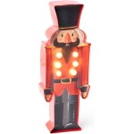Legami Mini Decorative Light, 8X21 Cm, Nutcracker Theme, Rear Hook For Hanging, On/Off Button, 3 Lr44 Batteries Included, For  L
