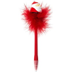 Legami Ballpoint Pen With Luminous Santa Claus, Blue Ink, 0.7 Mm Tip, 3.5X20 Cm, For Children And Adults, Santa Claus Theme SPE0
