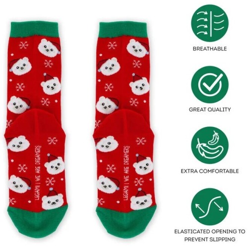 Legami Socks Medium 41-47 Polar Bear SOC0004 8052694003500