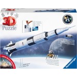 Ravensburger 3D Puzzle 432 Τεμ. Πύραυλος Apollo Saturn V 11545 4005556115457