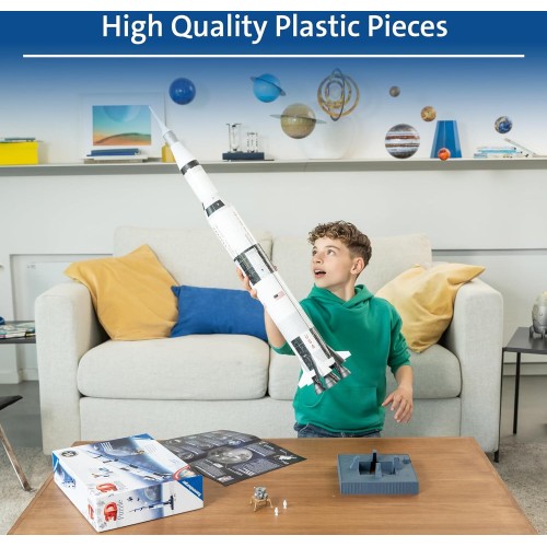 Ravensburger 3D Puzzle 432 Τεμ. Πύραυλος Apollo Saturn V 11545 4005556115457