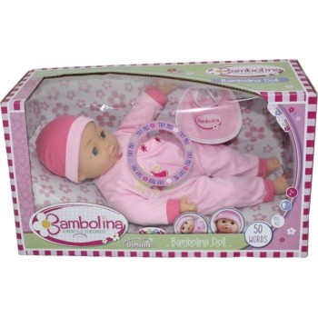 Just toys Bambolina - Bambolina | Bambolina Baby Doll 40cm, Speaks Greek BD310 4895167989116