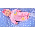 Just toys Bambolina Baby Doll 34Εκ., Μιλάει Ελληνικά 50 Λέξεις BD348 4895167989697