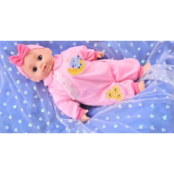 Just toys Bambolina Baby Doll 34Εκ., Μιλάει Ελληνικά 50 Λέξεις BD348 4895167989697