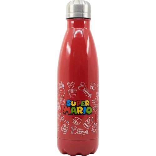 Stor Super Mario Metal Bottle (780Ml) Ανοξείδωτο Μπουκάλι 03581 8412497035816