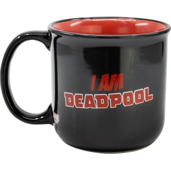 Stor deadpool ceramic breakfast mug 400ml 11972 8412497119721