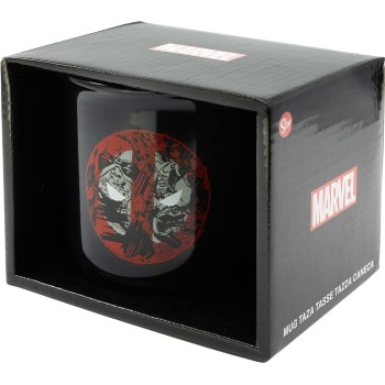 Stor deadpool ceramic breakfast mug 400ml 11972 8412497119721
