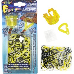 Rainbow Loom 494 Ea Small Finger Loom-Yellow R0037B 812317021896