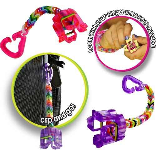 Rainbow Loom 494 Ea Small Finger Loom-Yellow R0037B 812317021896