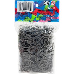 Rainbow Loom Grey 600 Latex-Free 24 C-Clips C02G0190159 851566005134