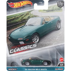Mattel Hot Wheels Car Culture Modern Classics 5 91 Mazda MX-5 Miata Racing Collectibles FPY86 / HKC68 194735100606