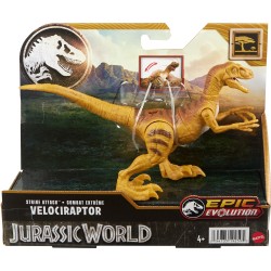 Mattel Jurassic World Epic Evolution Strike Attack Velociraptor Action Figure Jw New Dino Edaphosaurus HLN63 / HTK60 19473519259